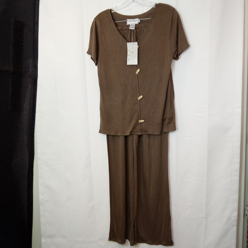 NWT Mia Nola Size 2 Top Pants 2 piece Outfit Set